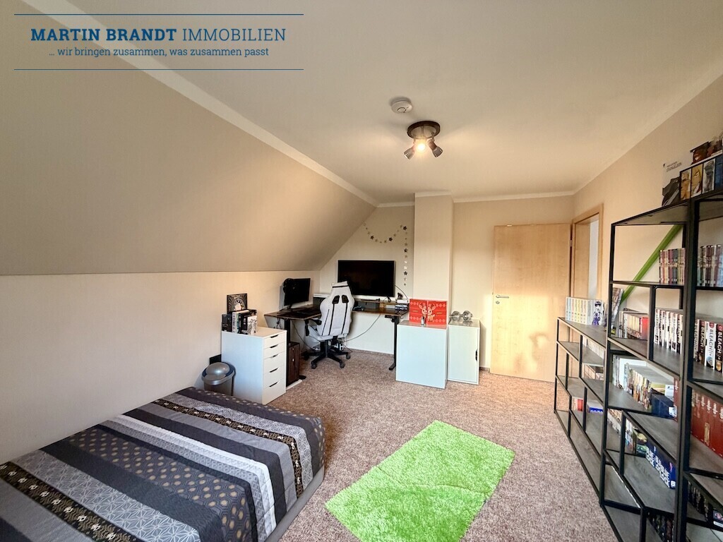 Arbeitszimmer im Dachgeschoss