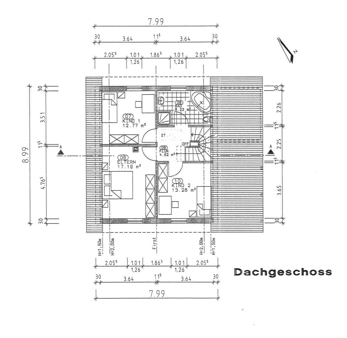 Grundriss Dachgeschoss