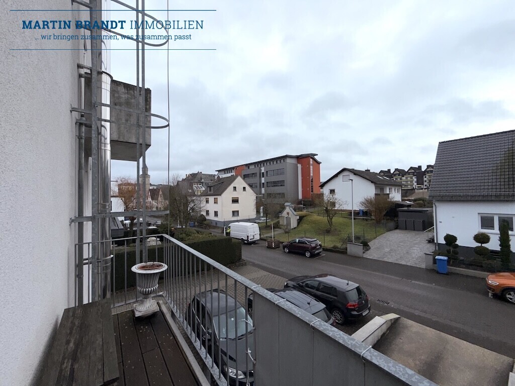 Aussicht vom Balkon