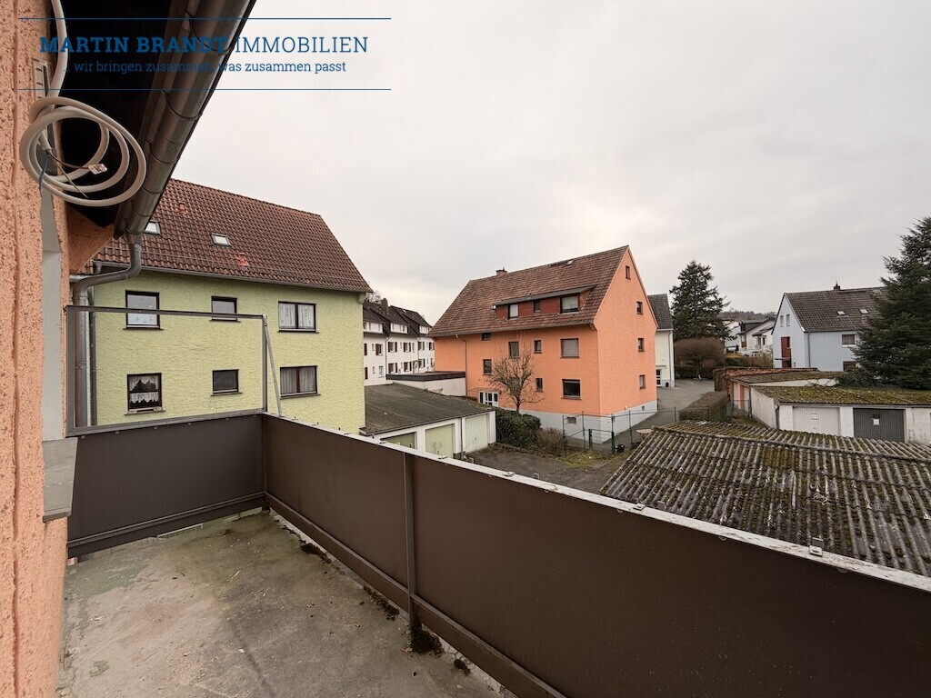 Aussicht vom Balkon