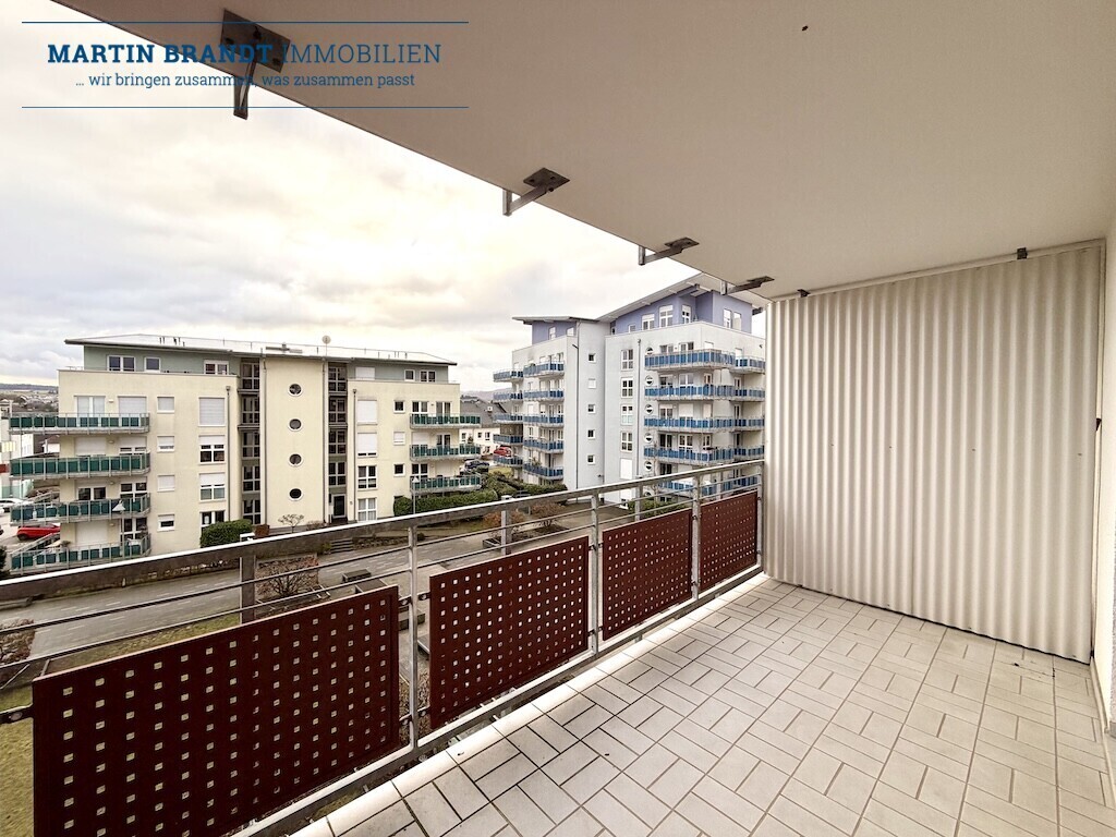 Aussicht vom Balkon