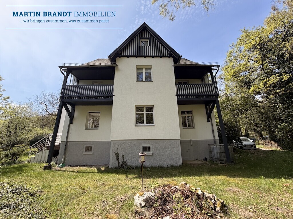 Balkonansicht des Hauses