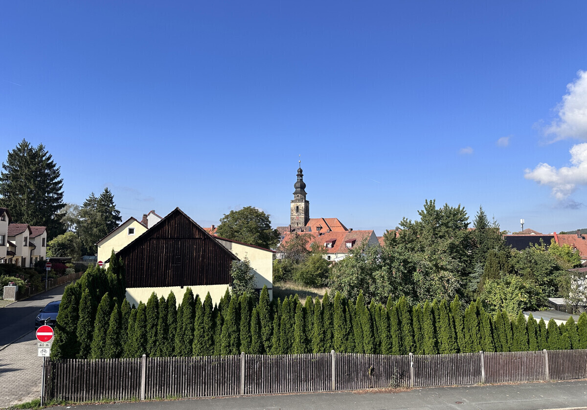 Toller Blick vom Balkon
