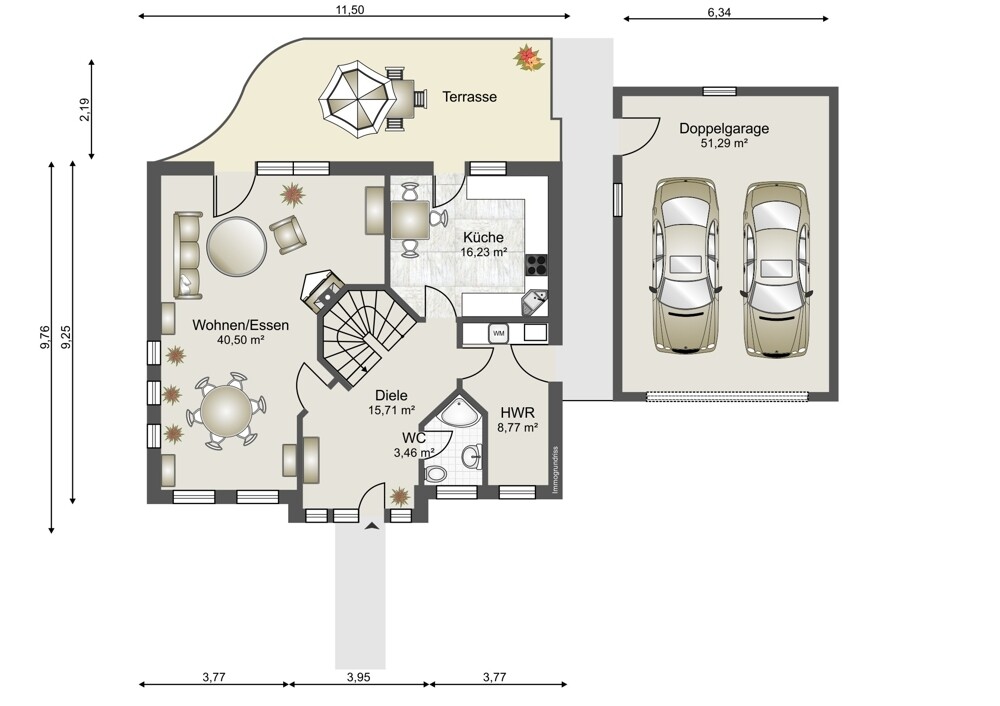 Grundriss EG