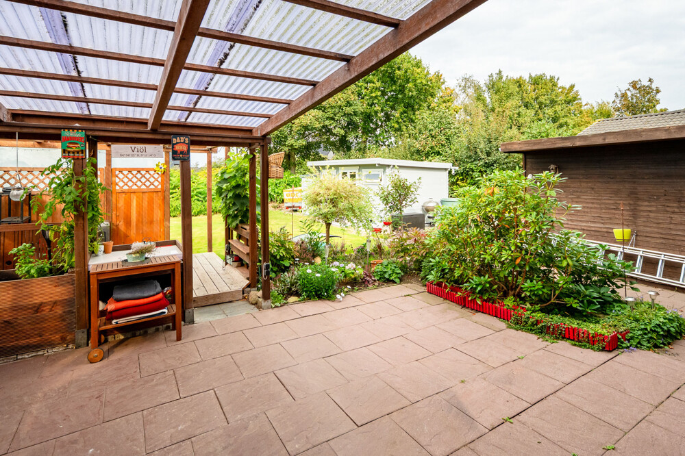 überdachte Terrasse