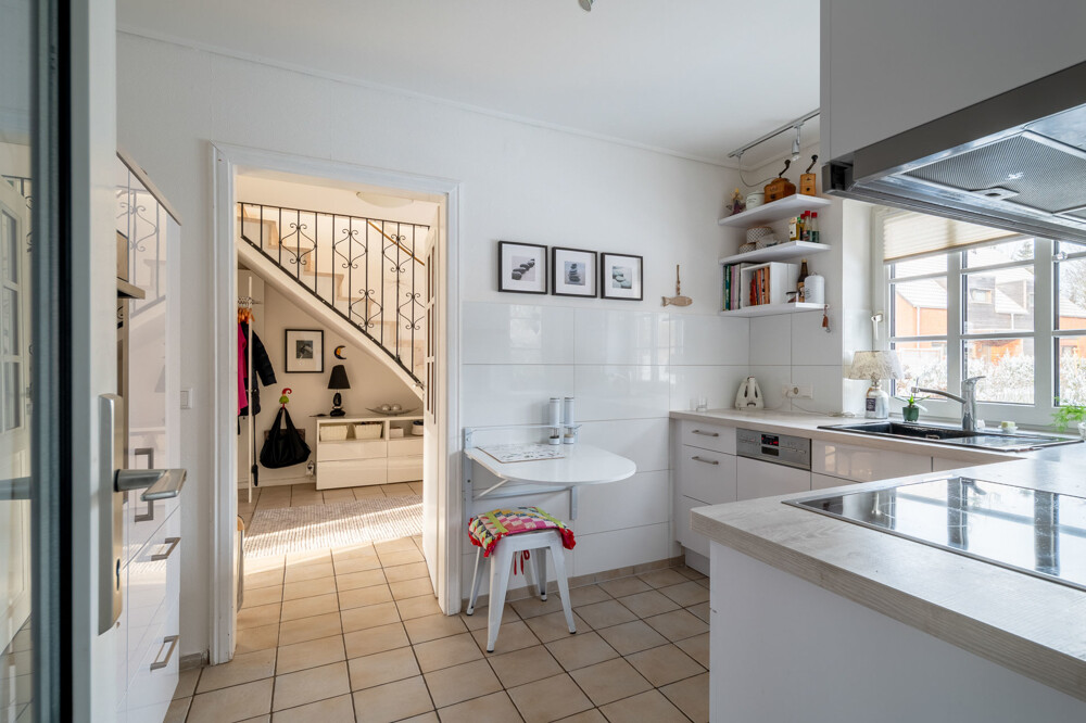 Blick von der Küche in den Flur