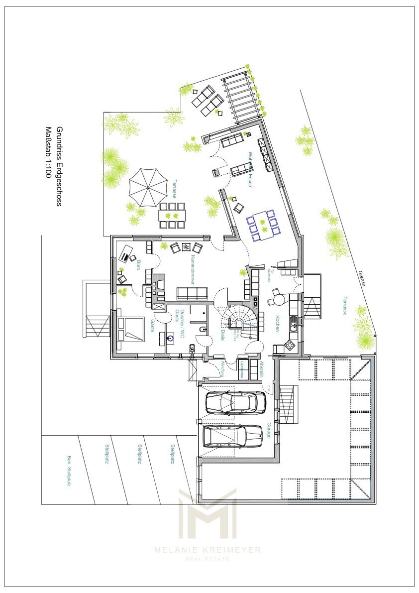 Erdgeschoss M. 1-100 DIN A 3