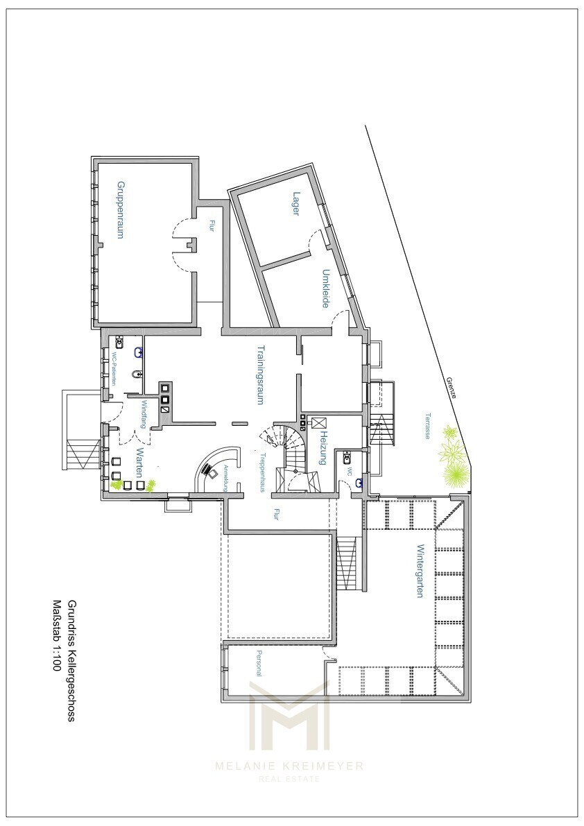 Kellergeschoss M. 1-100 DIN A3