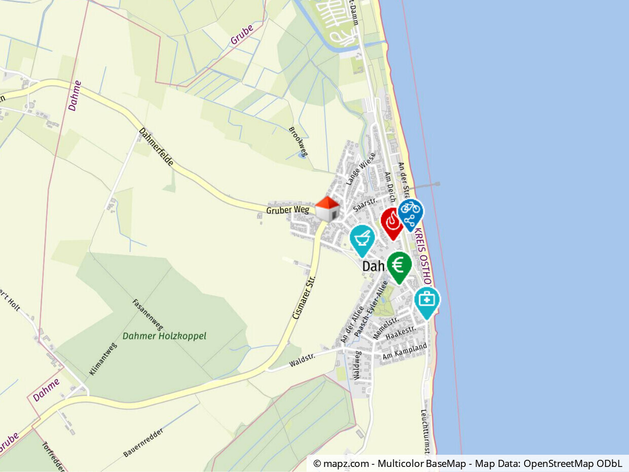 Geolyzer Kartenausschnitt