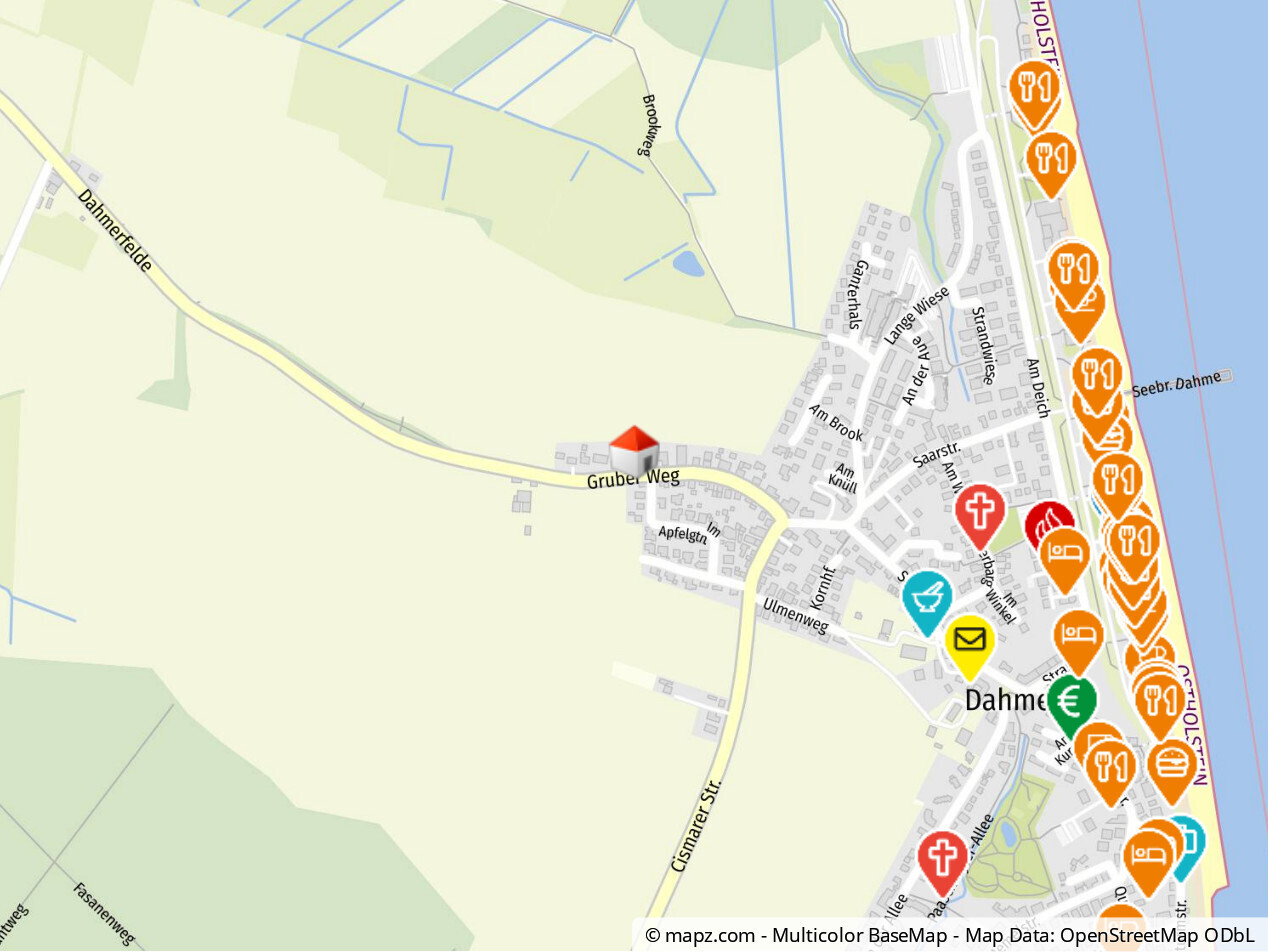 Geolyzer Kartenausschnitt