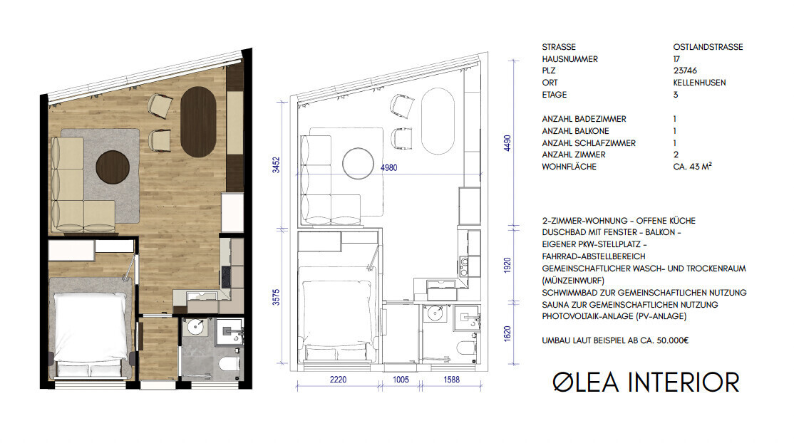 Grundriss / Daten