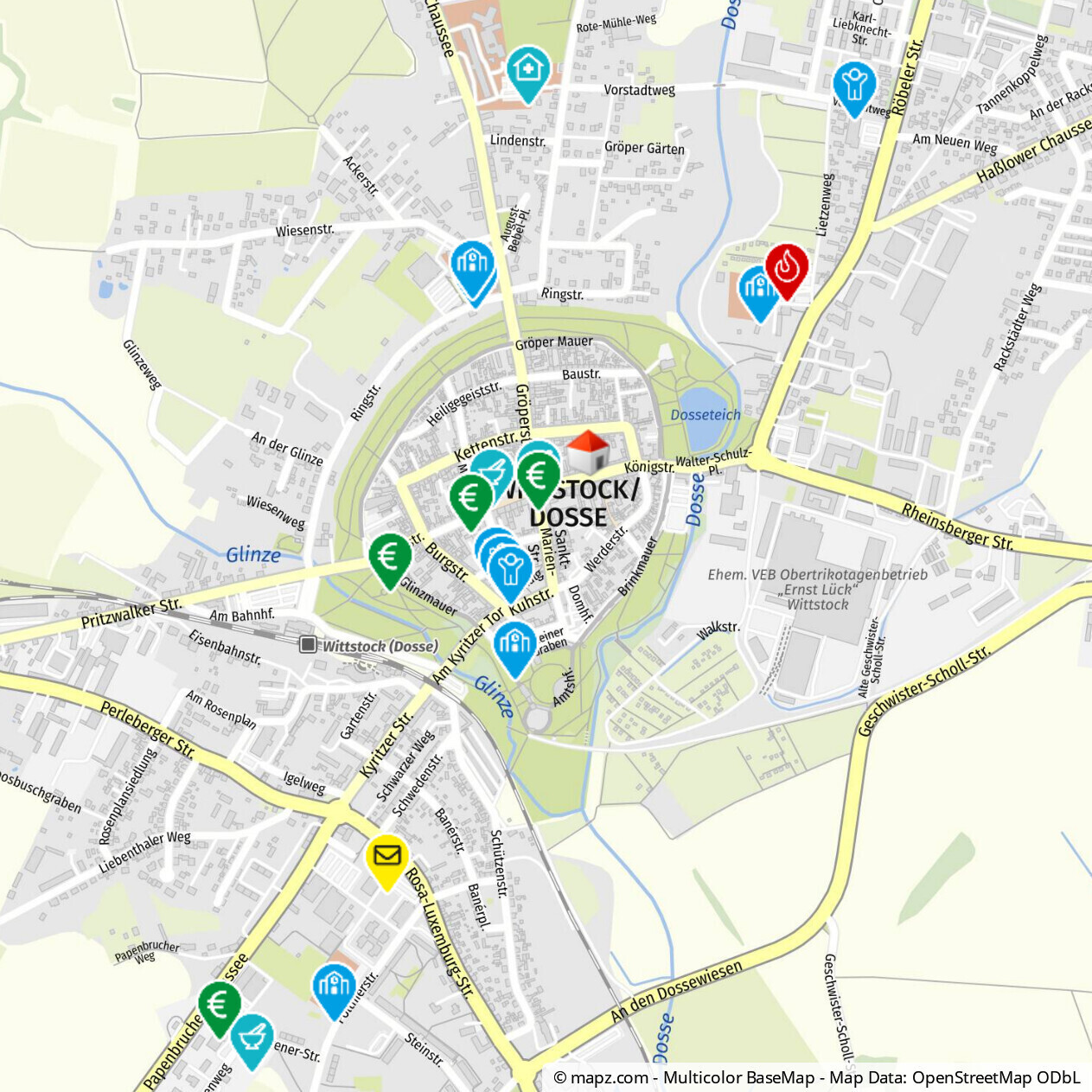Geolyzer Kartenausschnitt