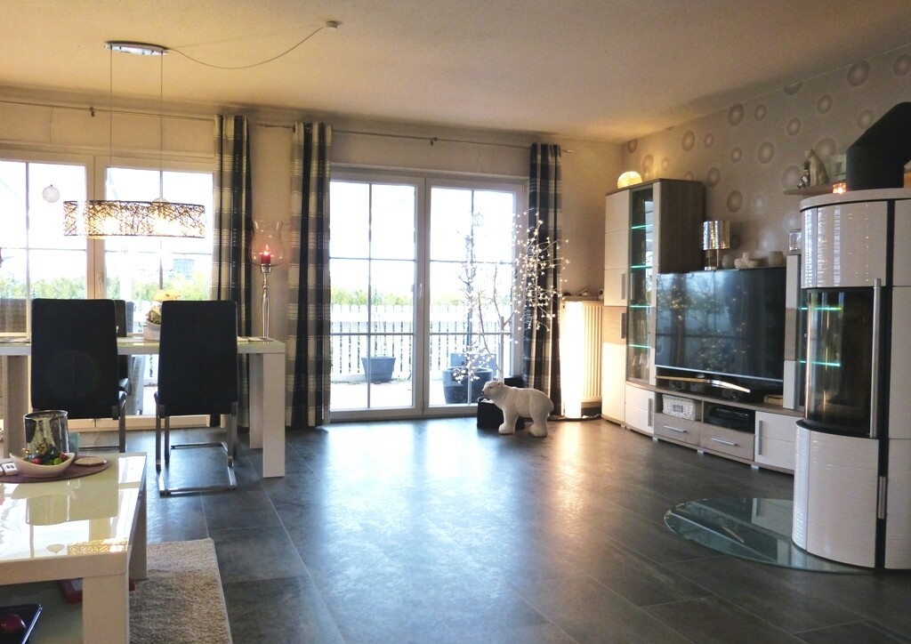 Wohnbereich mit Kamin