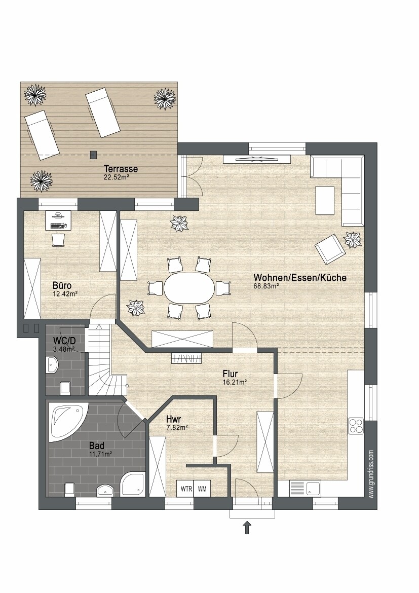 Grundriss Erdgeschoss