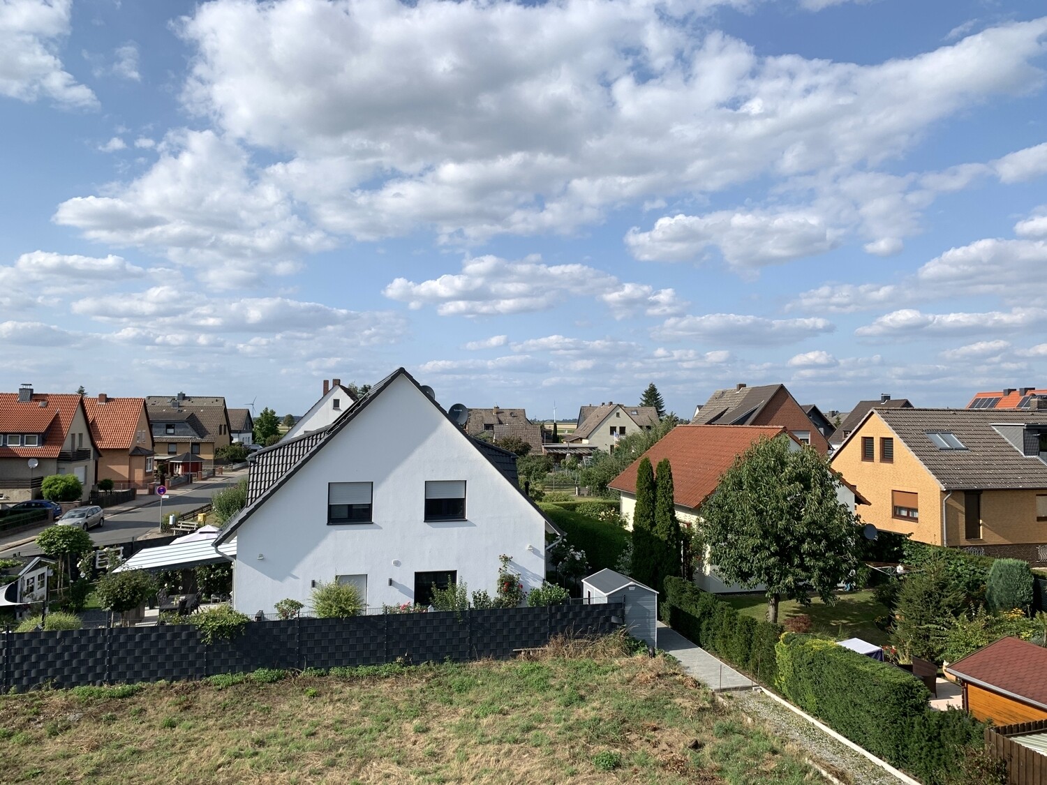 Ausblick vom Dachboden