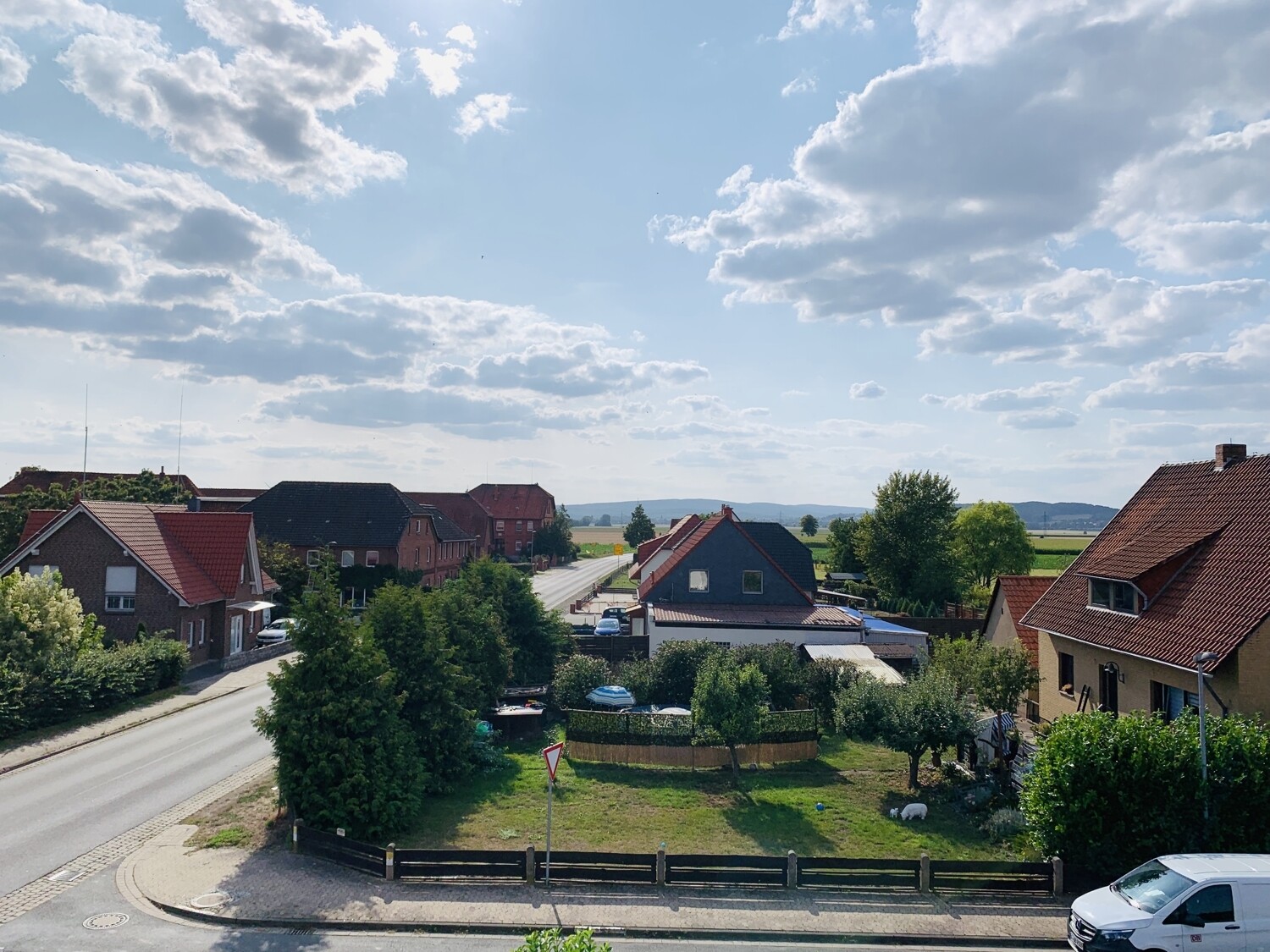 Ausblick vom Dachboden