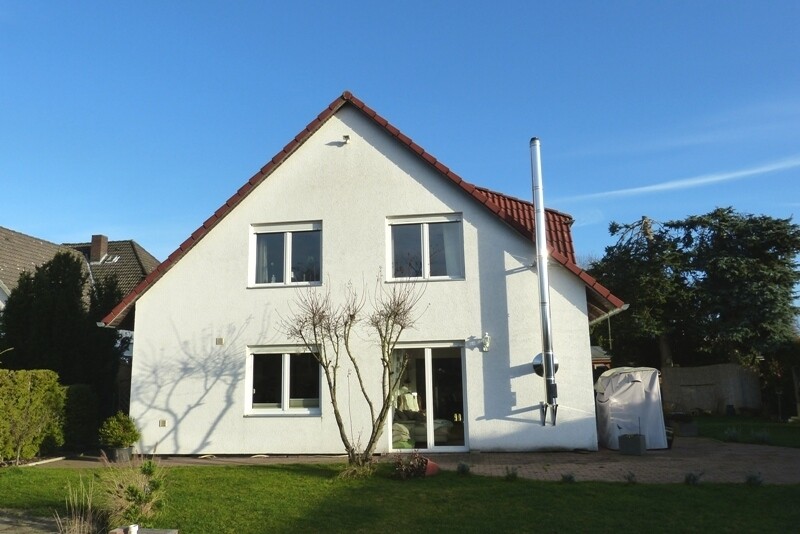 Haus seitliche Fassade