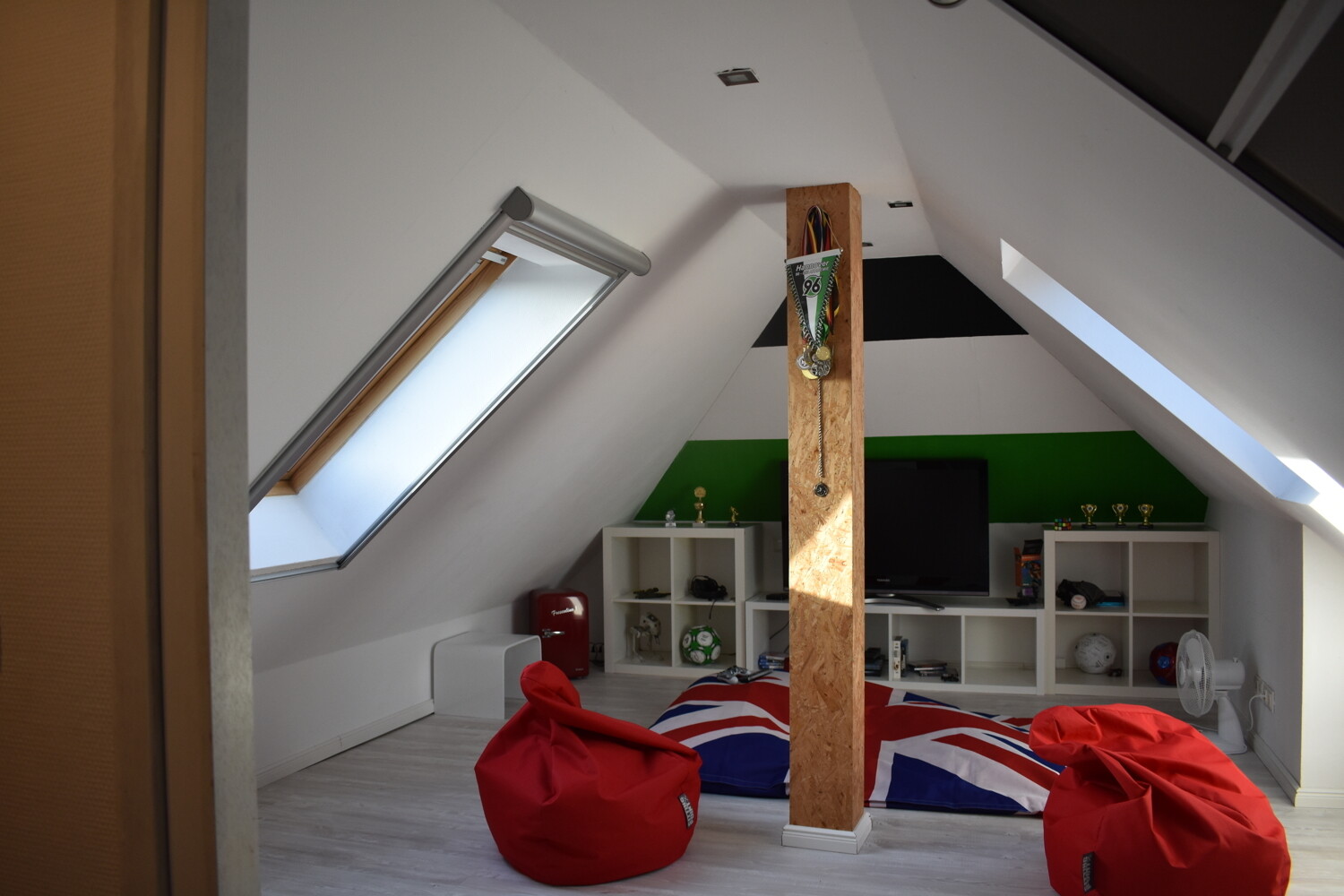Ausgebauter Dachboden/Hobbyraum