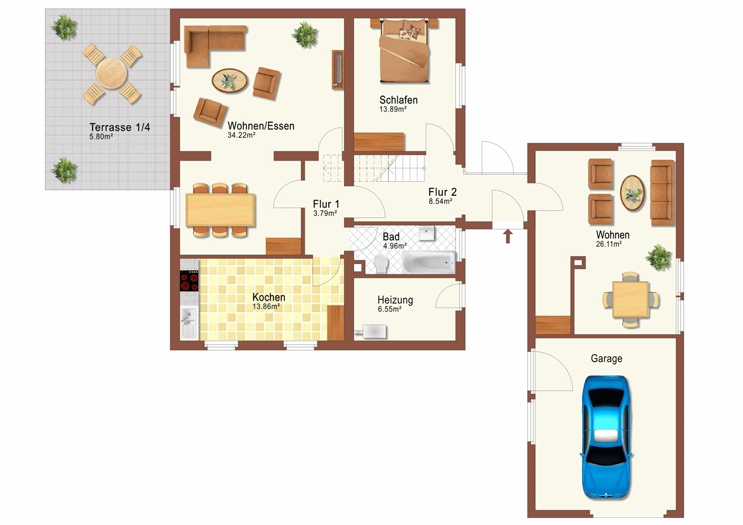 Grundriss Erdgeschoss