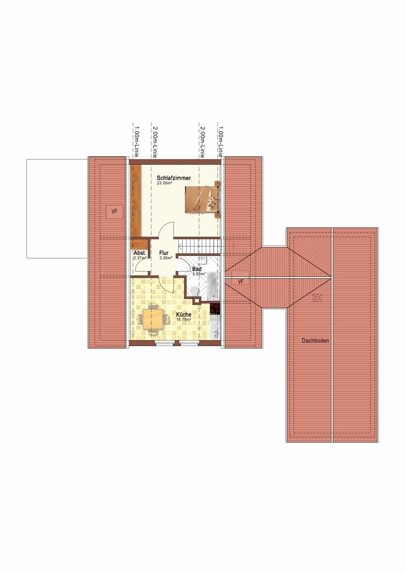 Grundriss Obergeschoss