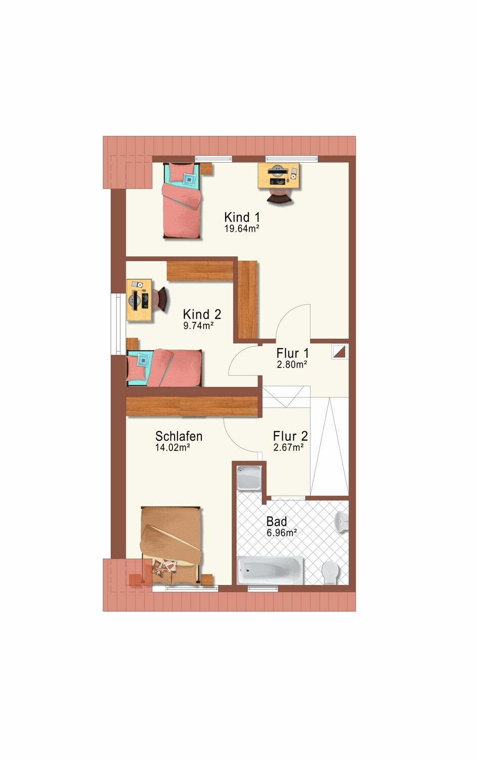 Grundriss Obergschoss