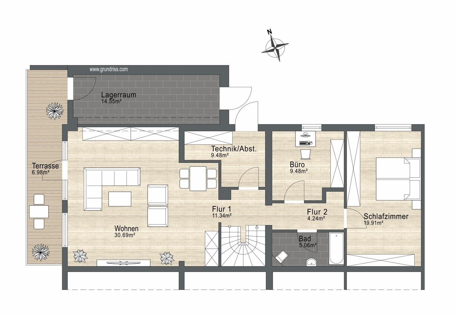 Grundriss EG 