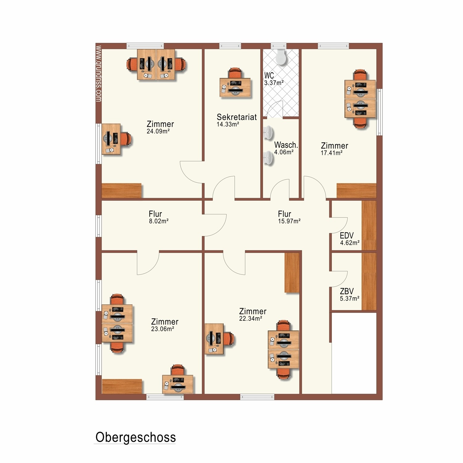 Grundriss Obergeschoss