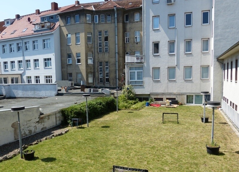 Rasenfläche zur gemeinschaftlichen Nutzung