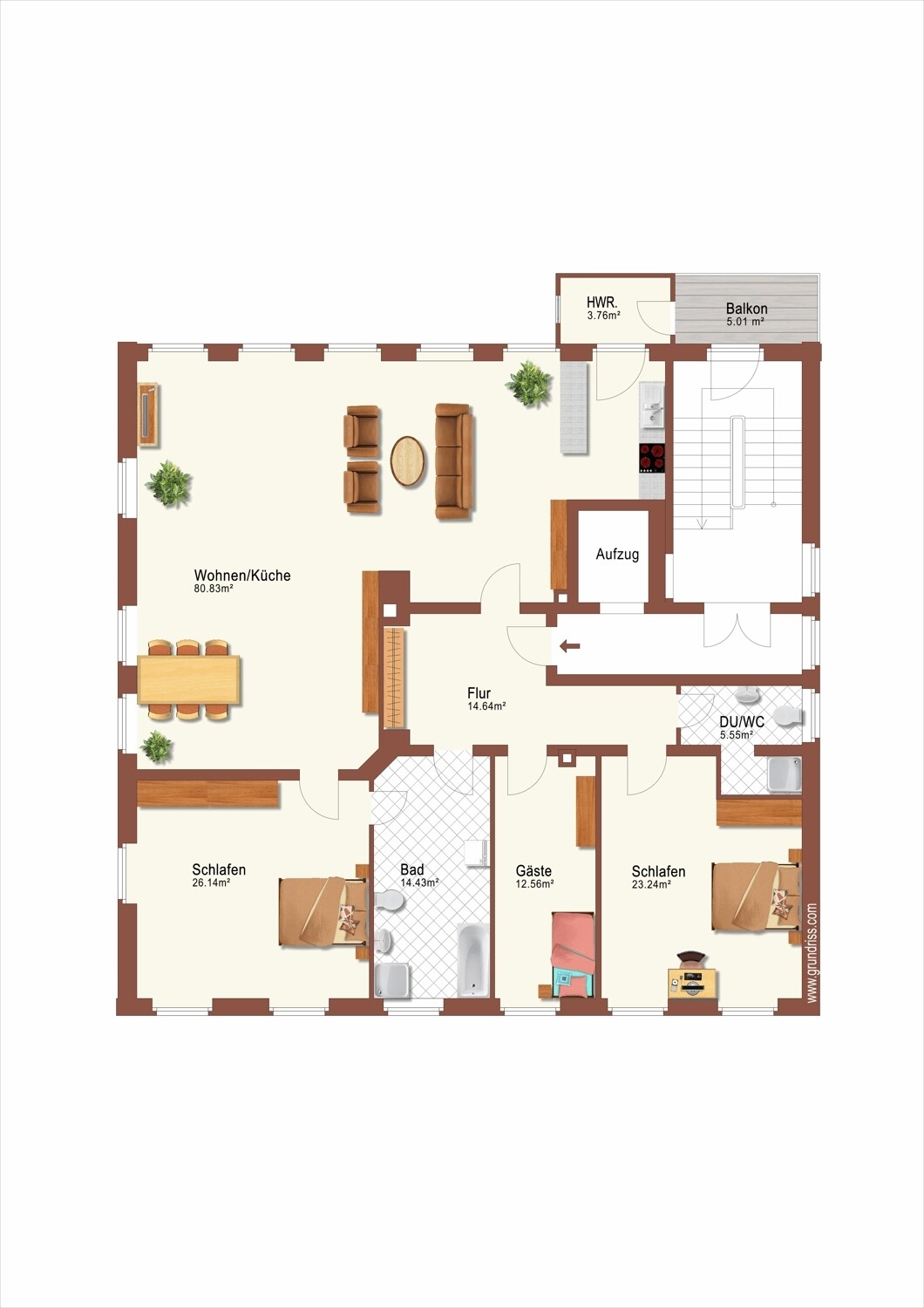 Grundriss  1. Obergeschoss