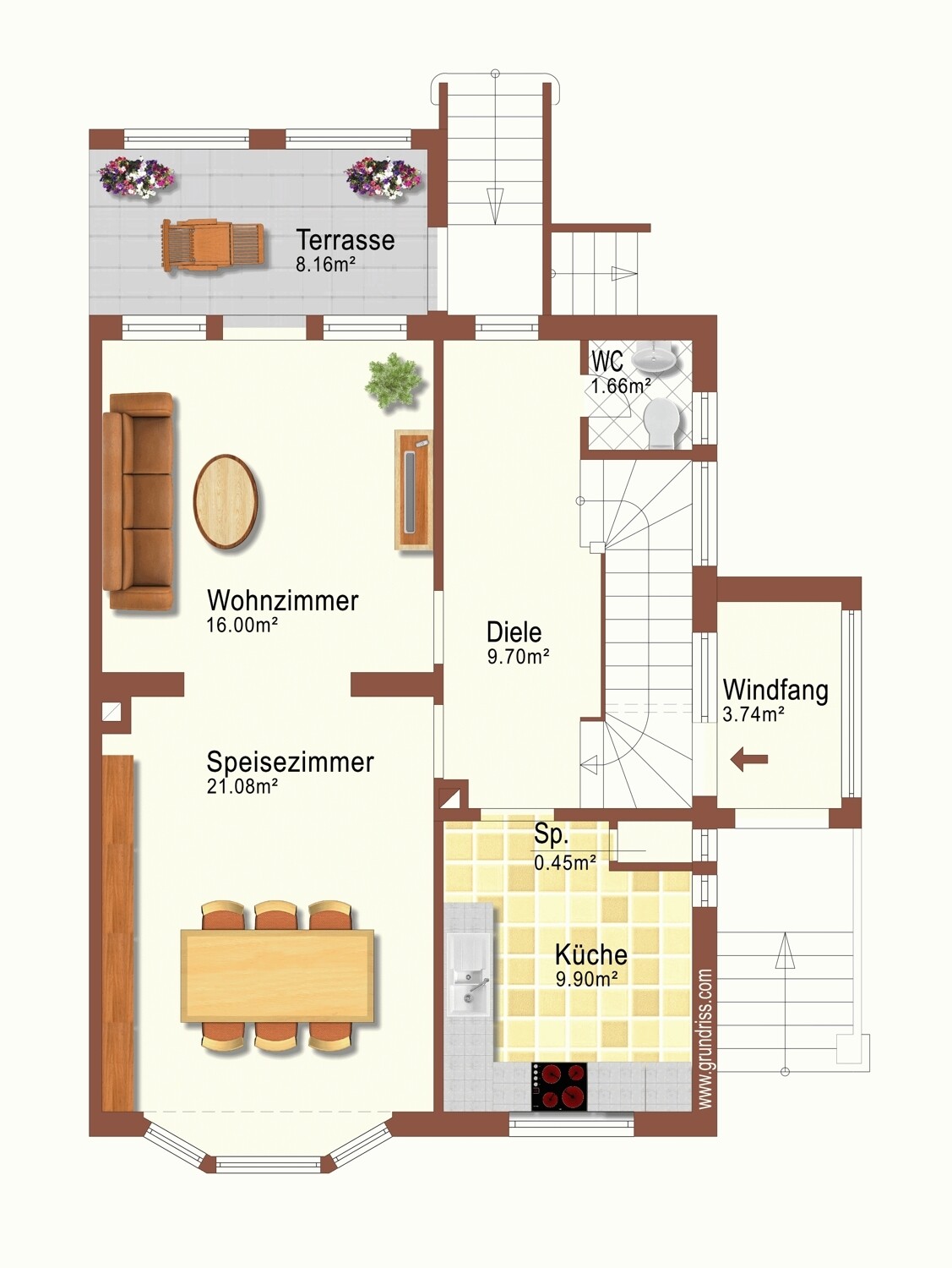 Grundriss Erdgeschoss