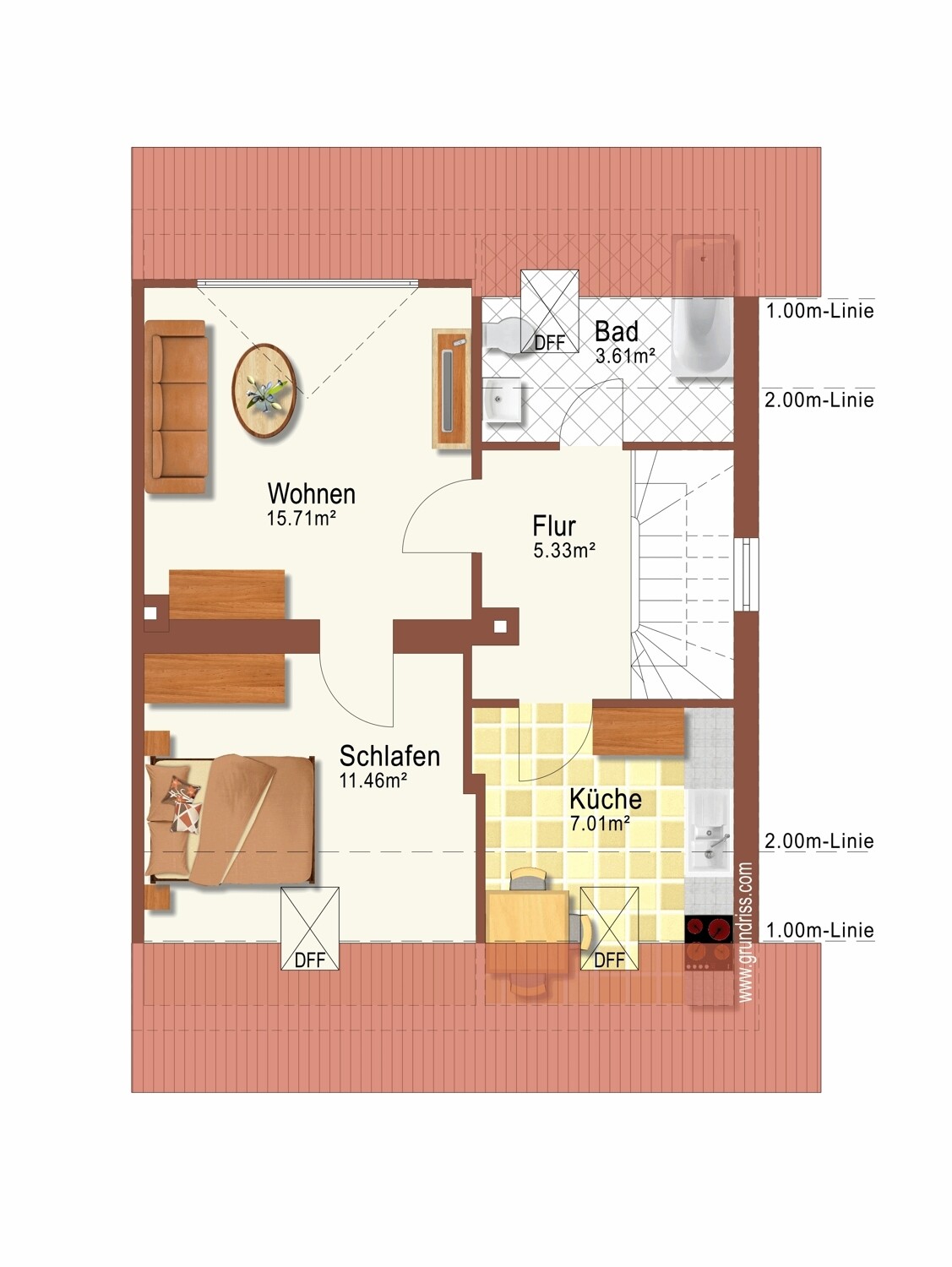 Grundriss Dachgeschoss