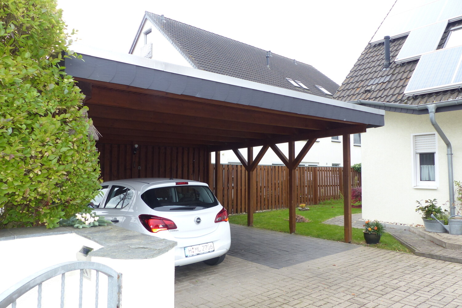 Doppel-Carport