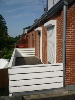 Balkon mit Westausrichtung