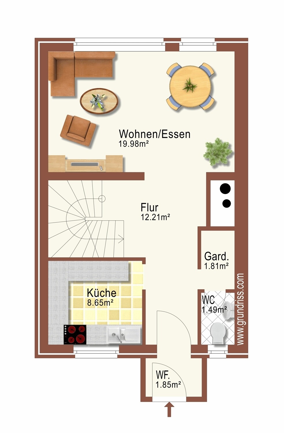Grundriss Erdgeschoss