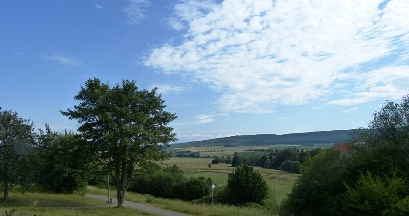 Fernblick vom Balkon