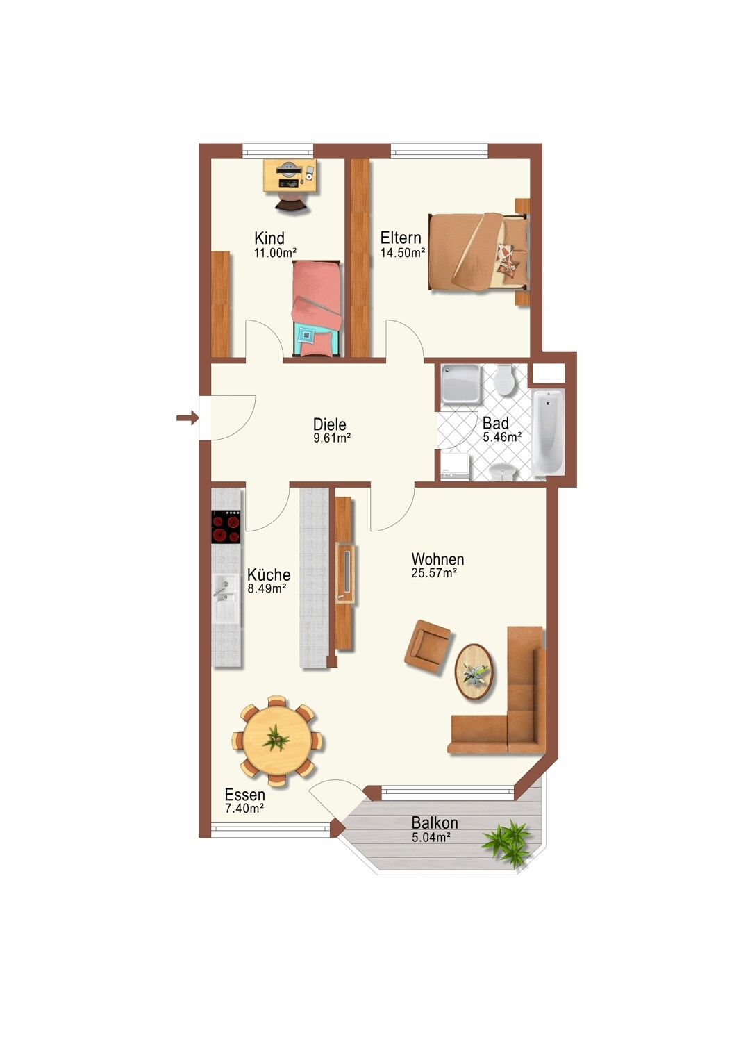 Erdgeschoss_1. Etage am Hang