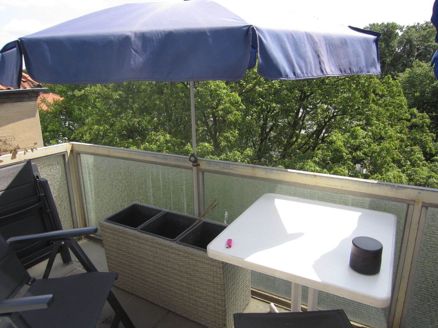 Balkon Hofseite