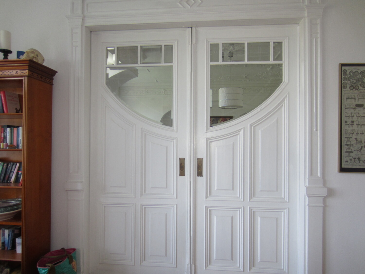 Schiebetür zwischen Ess- und Wohnzimmer