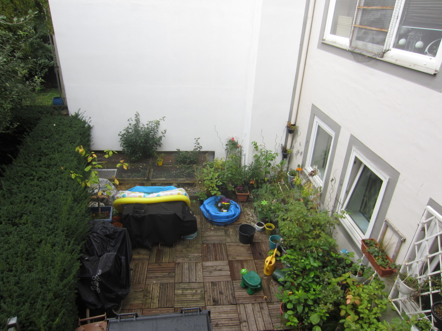 Ausblick in den Innenhof