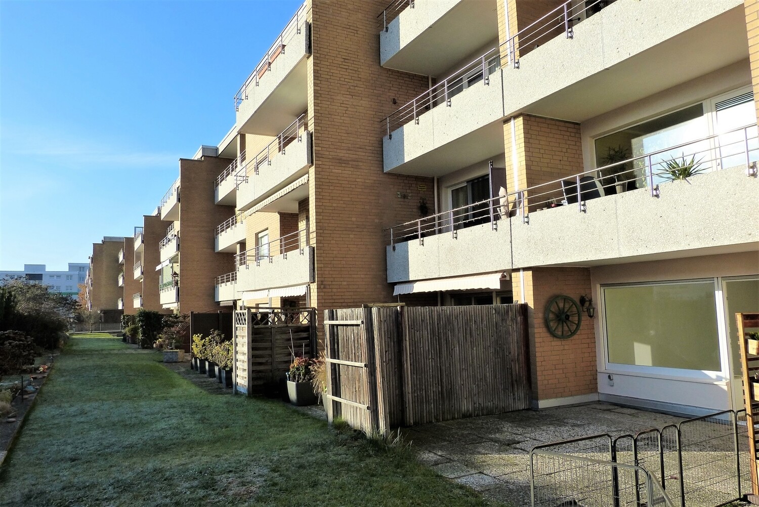 Rückseite des Hauses 