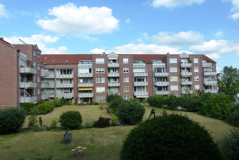 Blick aus der Wohnung