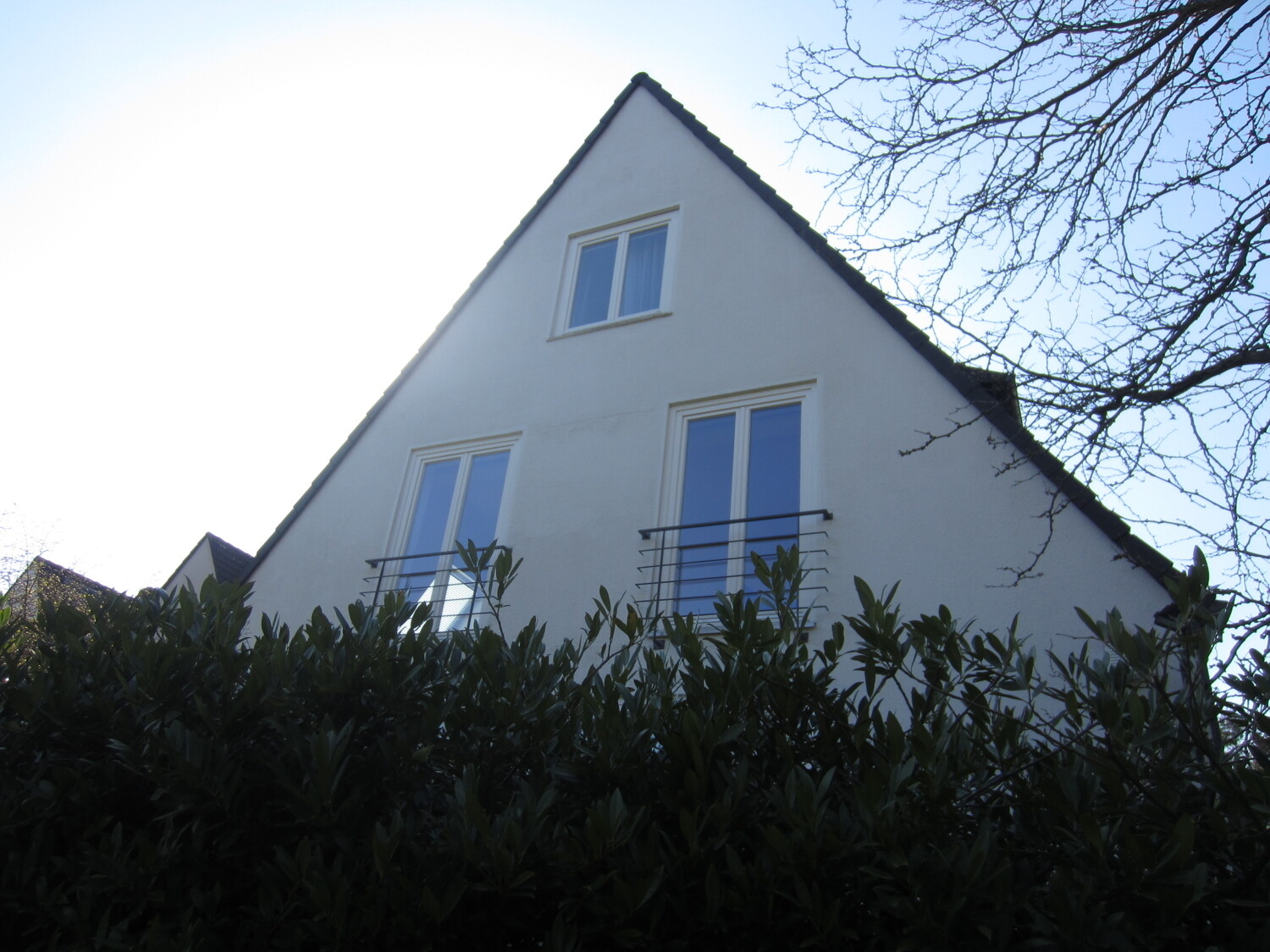 Hausrückseite