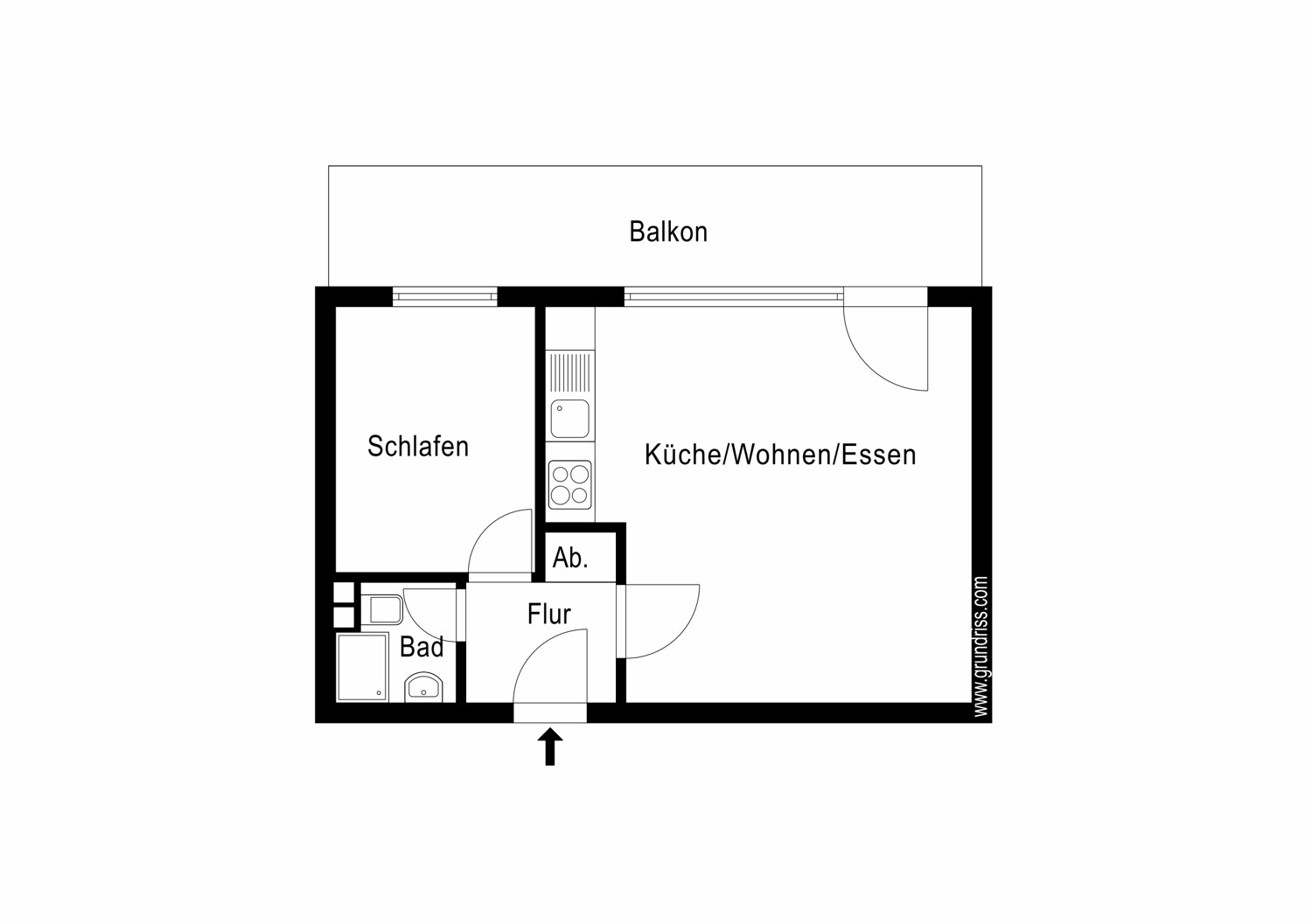 Grundriss 1. Obergeschoss