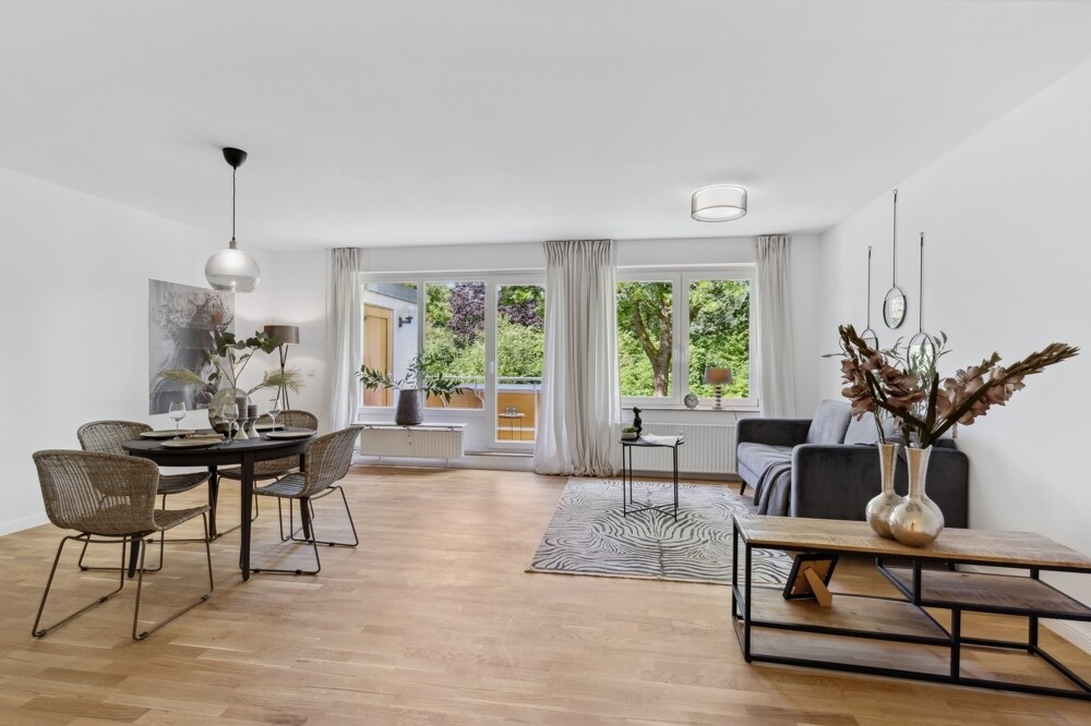 Wohn-/ Essbereich mit offener Küche