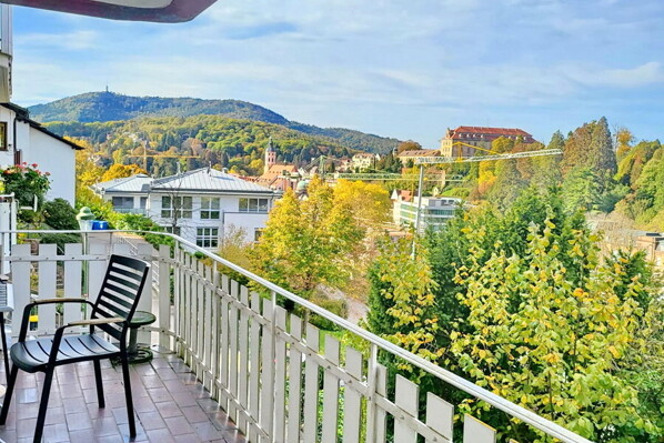 Ausblick vom Balkon