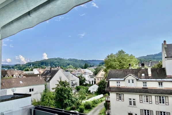 Blick vom Balkon