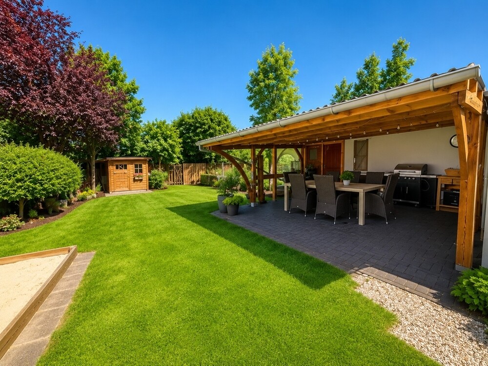 Garten mit Grillecke