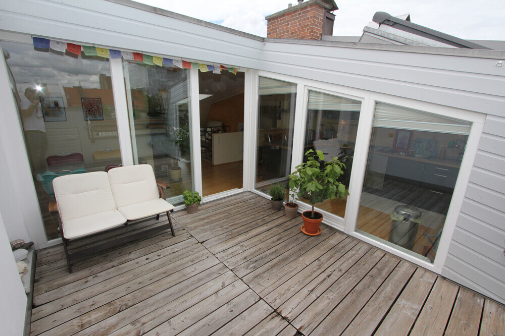 gemütliche Dachterrasse