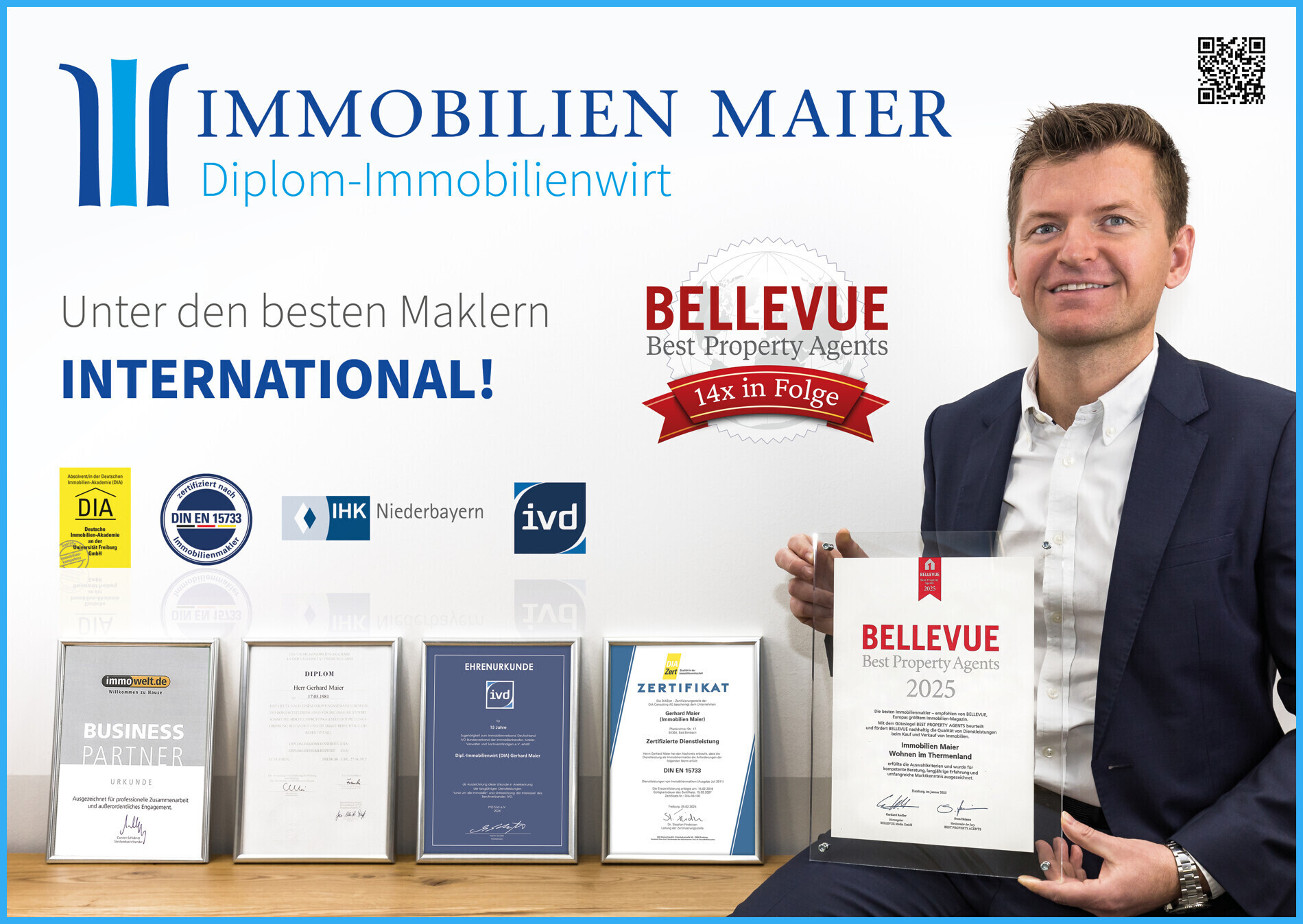 Viele Auszeichnungen - für Sie Sicherheit