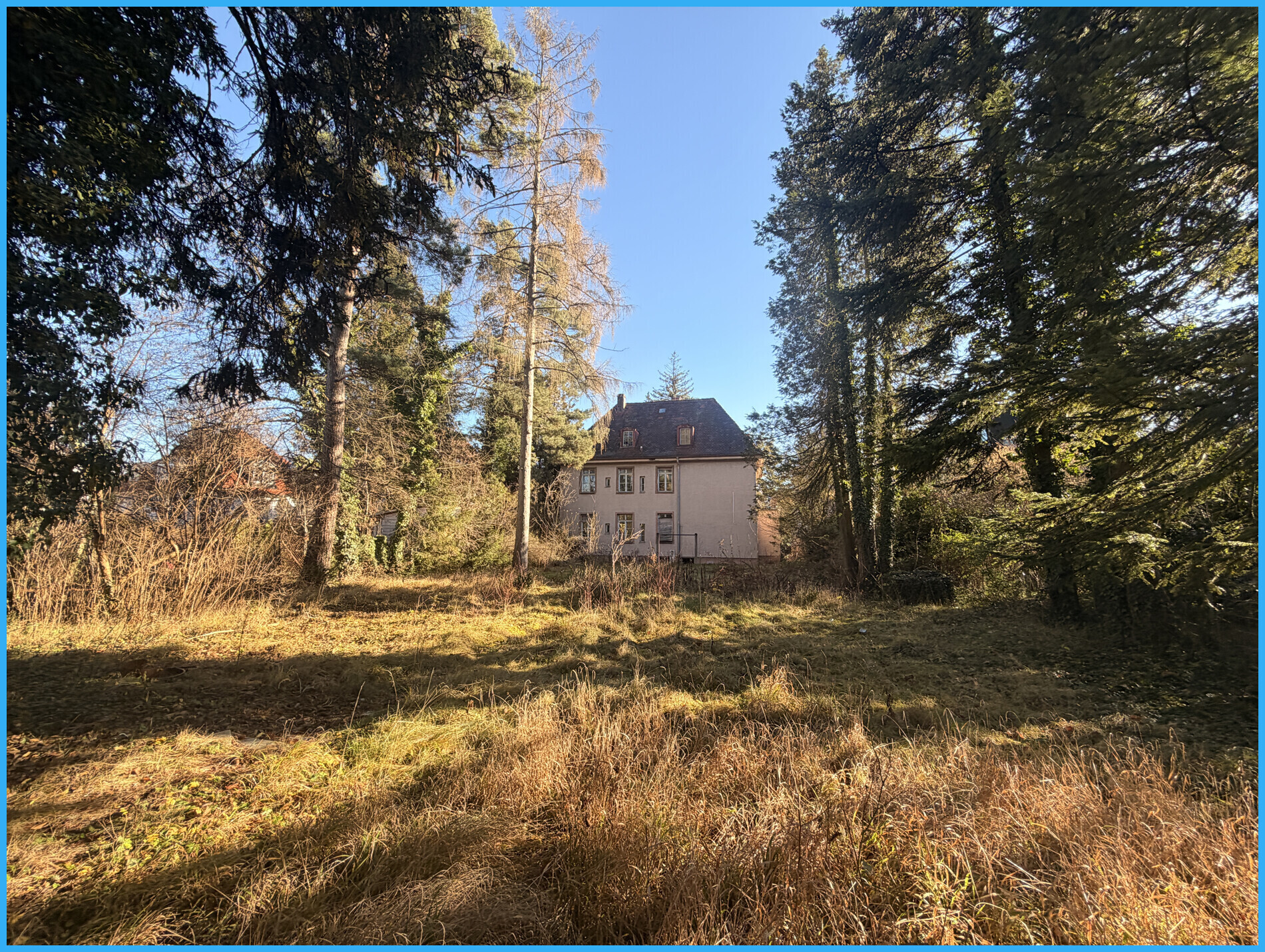Blick zum Haus